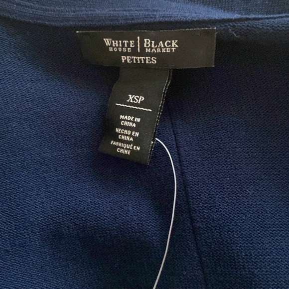 White House black market Long sleeve drape coverup New - Picture 5 of 9